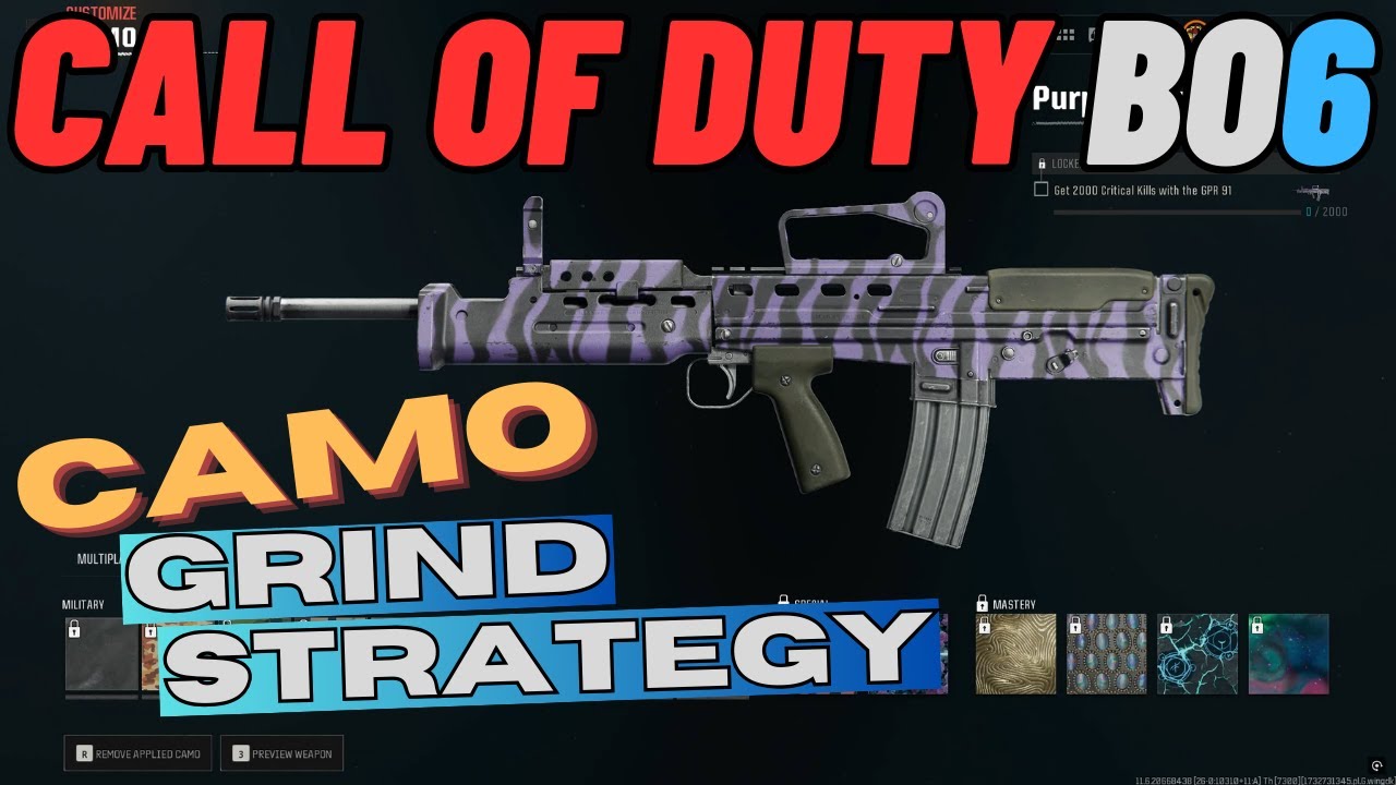 COD Camo Grinders: The Struggle, The Grind, And The Glory