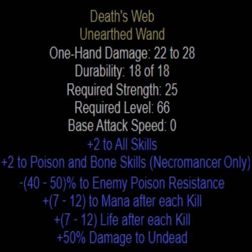 D2R Death's Web: The Powerful and Mysterious Item in Diablo II Resurrected