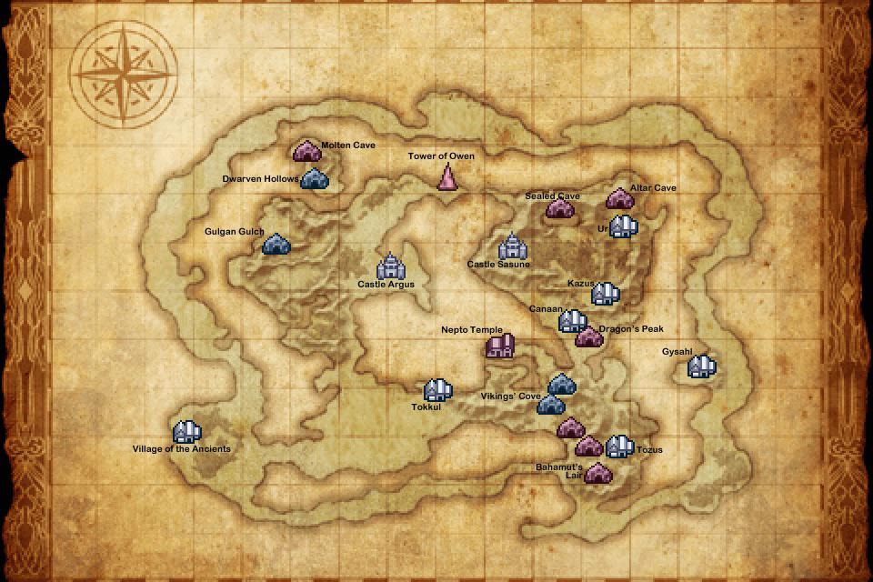 Final Fantasy III Map: Navigating Your Way Through The Fantasy World