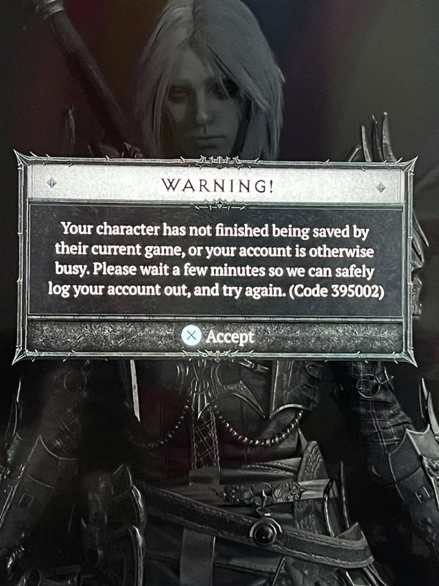 Diablo 4 Your Character Has Not Finished Being Saved – What’s Going On?