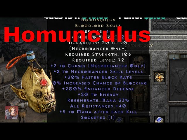 D2 Homunculus: Understanding and Fixing Common Issues
