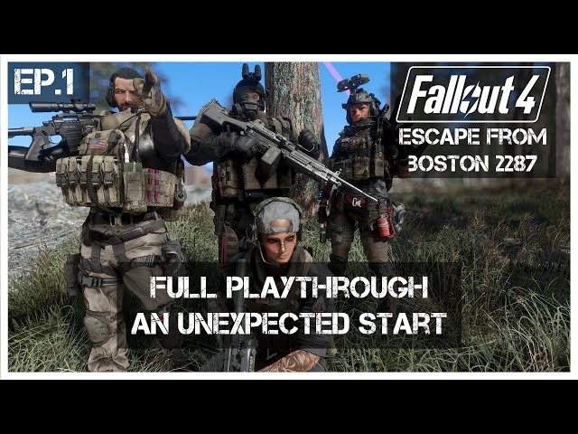 Fallout 4 Escape from Boston: A Journey Through The Wasteland