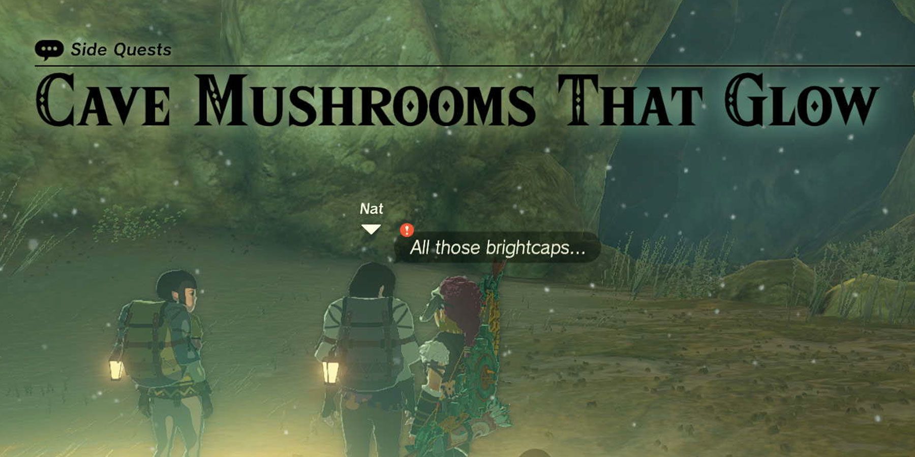 Cave Mushrooms That Glow TOTK: How to Find and Use Them