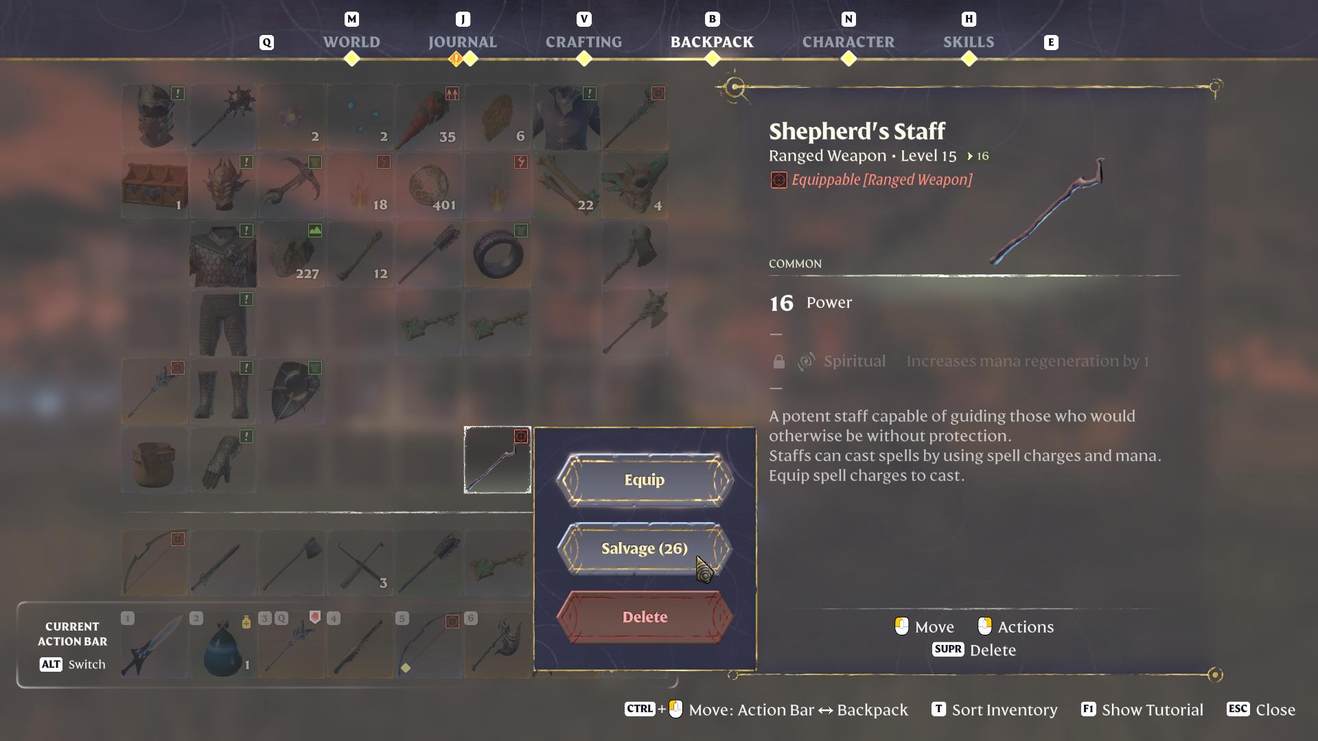 Enshrouded: What to Do with Old Gear?