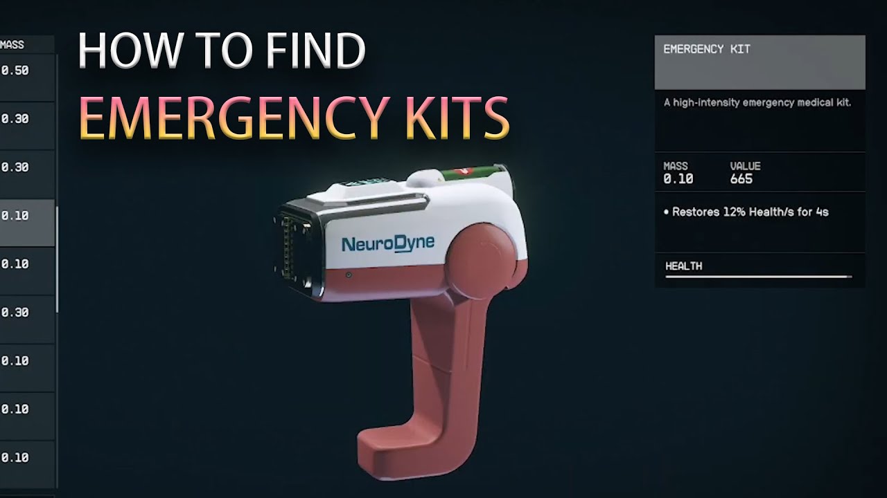 Emergency Kit Starfield: The Unexpected Life-Saver in Space