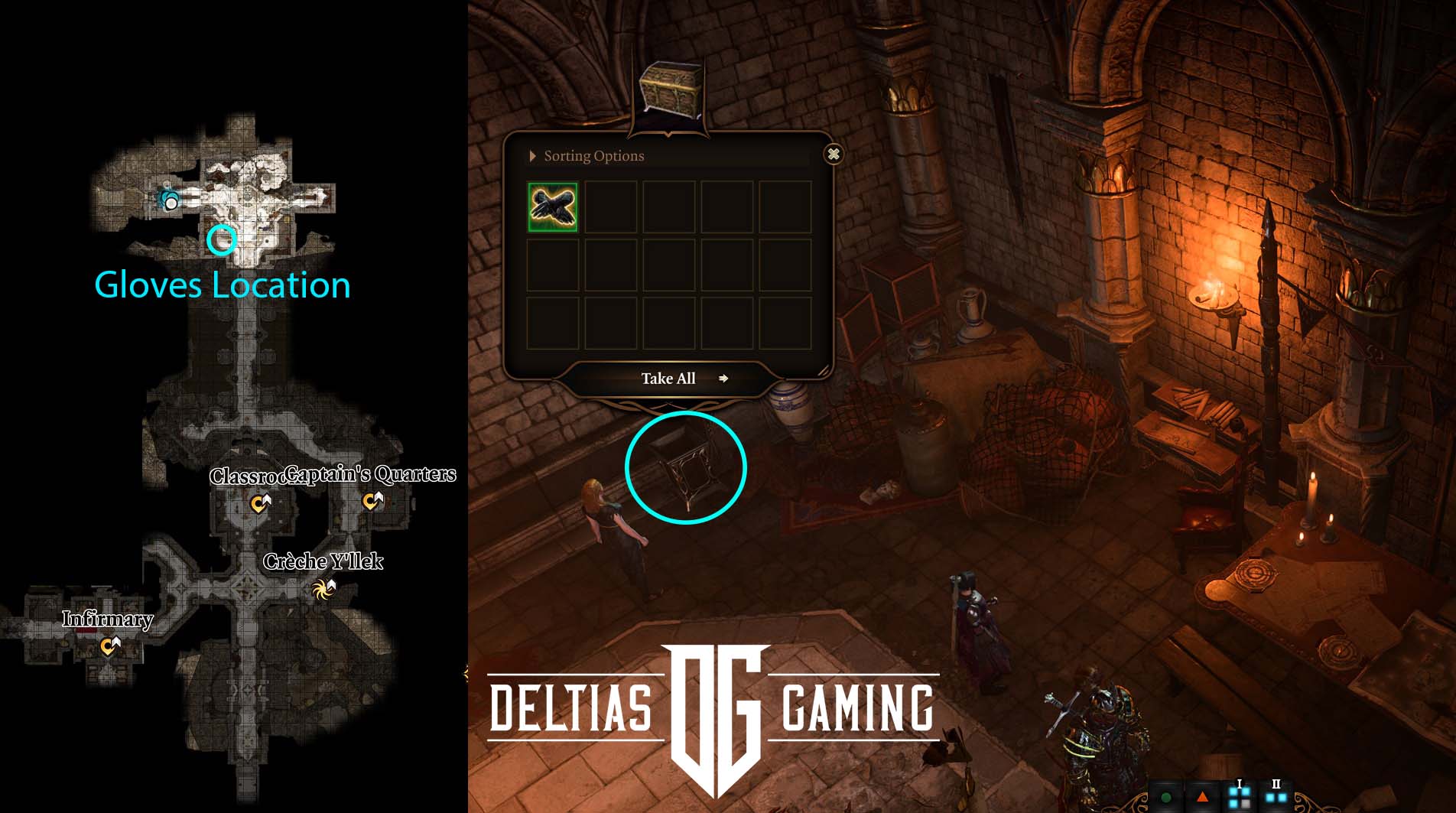 Finding the BG3 Gloves of Belligerent Skies Location