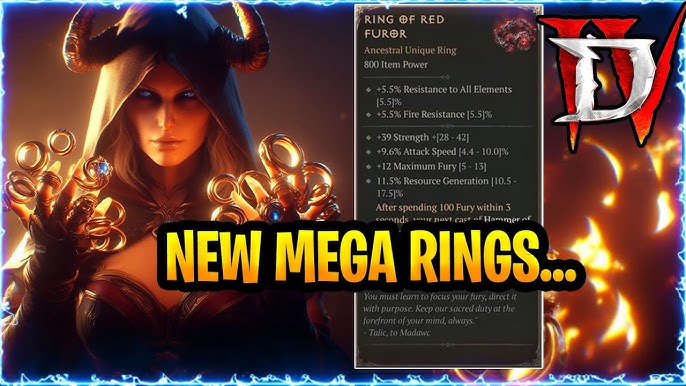 Diablo 4 Unique Rings: A Deep Dive into Power and Prestige
