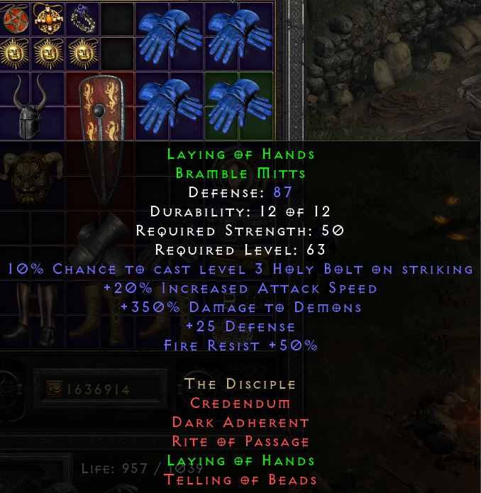 D2 Laying of Hands: The Power, The Problem, And How To Fix It