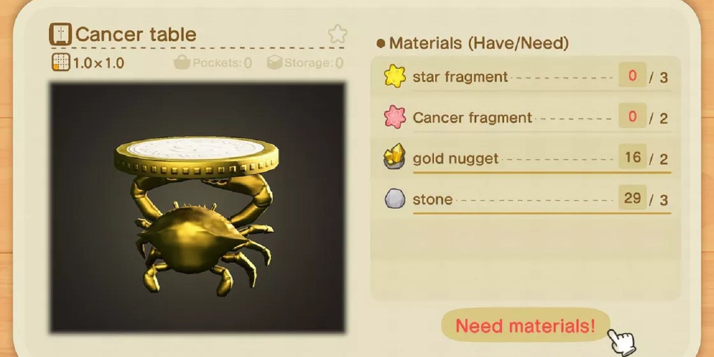Cancer Fragments in Animal Crossing: What’s Going On?
