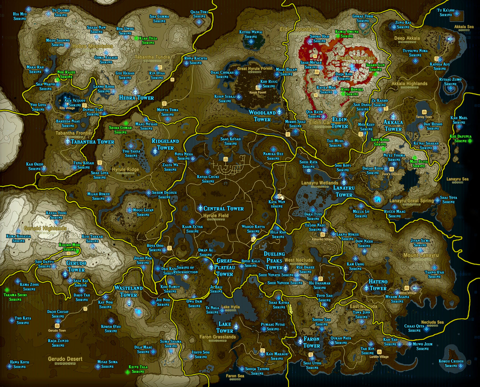 BotW Village Map: A Guide to Navigating Your Adventure