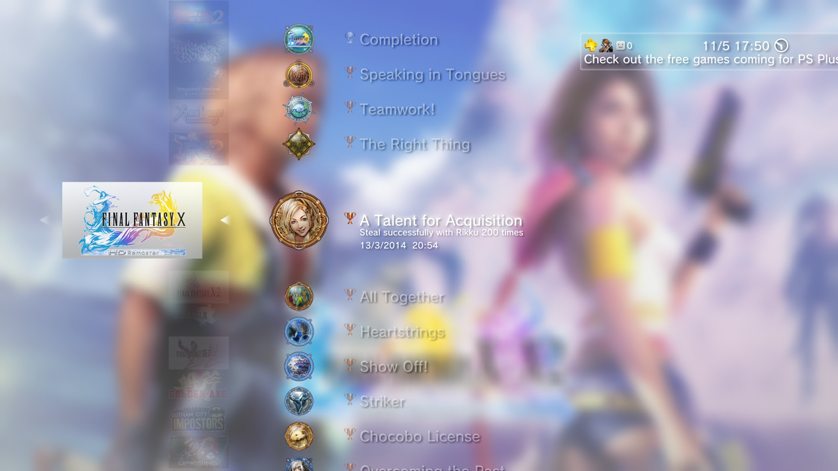 Final Fantasy X Trophy Guide: How to Unlock All Achievements