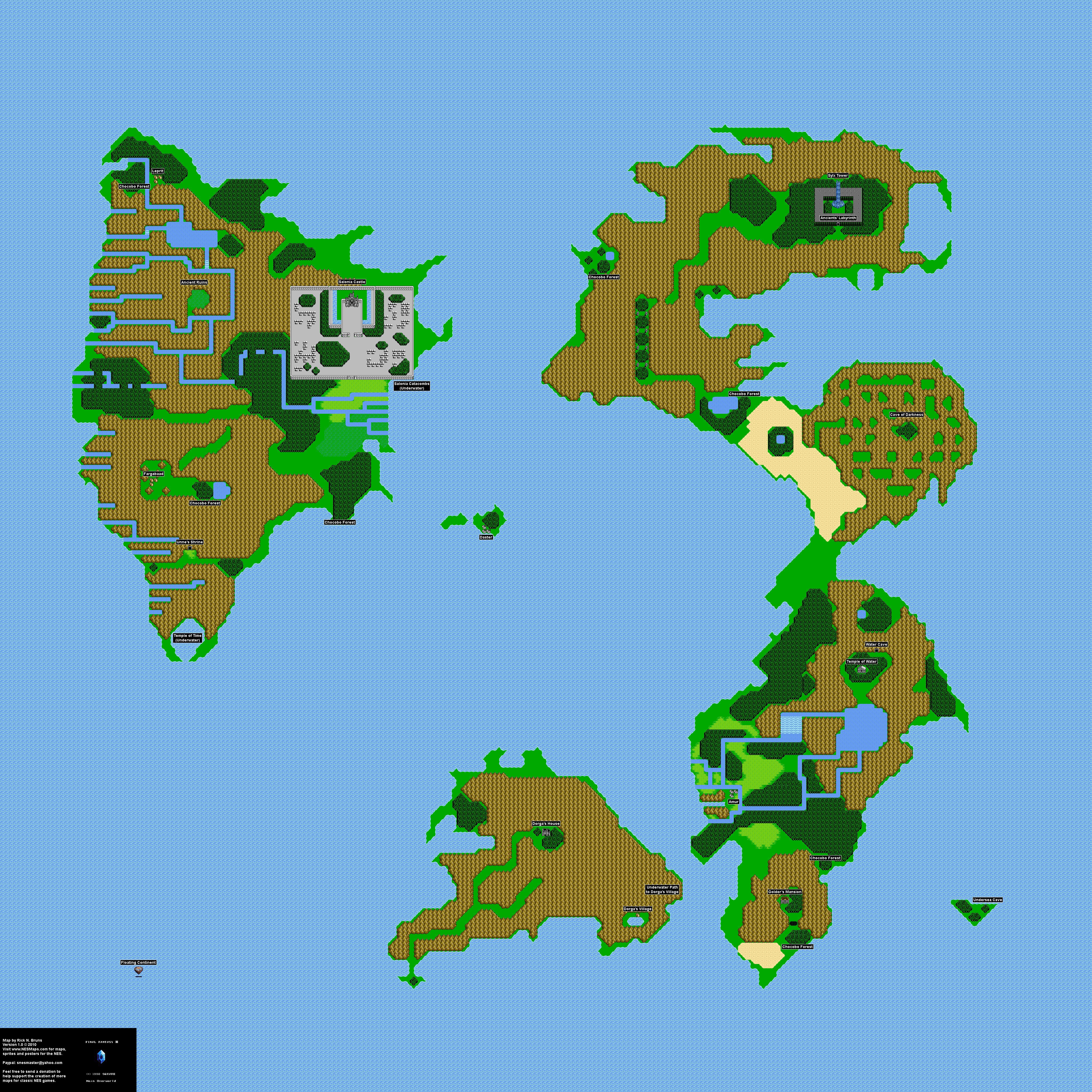 Final Fantasy III Map: Navigating Your Way Through The Fantasy World