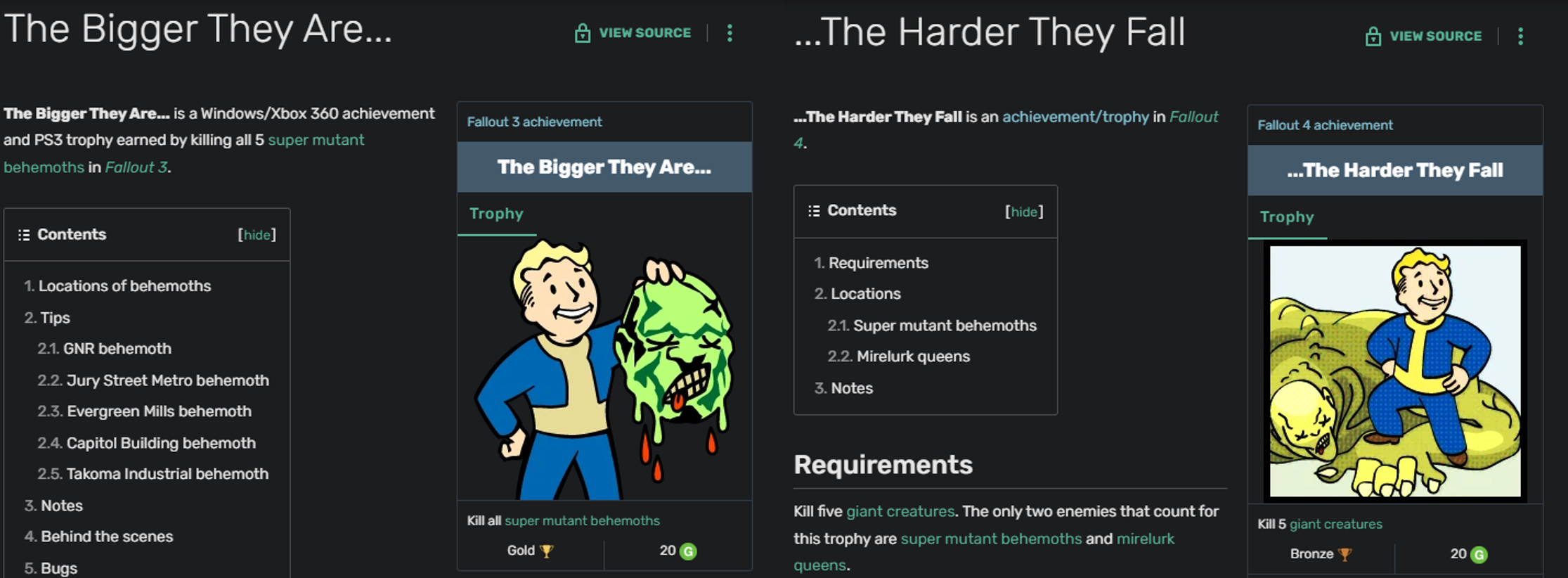 Fallout 3 The Bigger They Are: How to Overcome the Giant Challenge