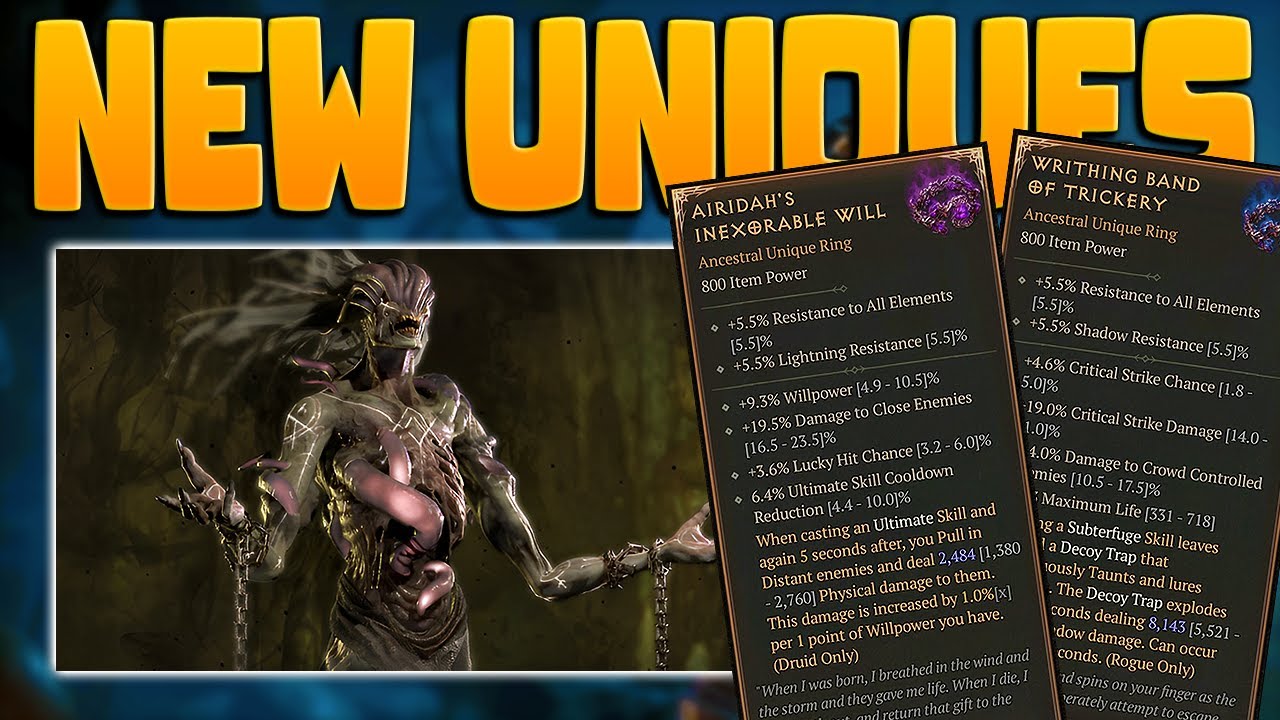 Diablo 4 Unique Rings: A Deep Dive into Power and Prestige