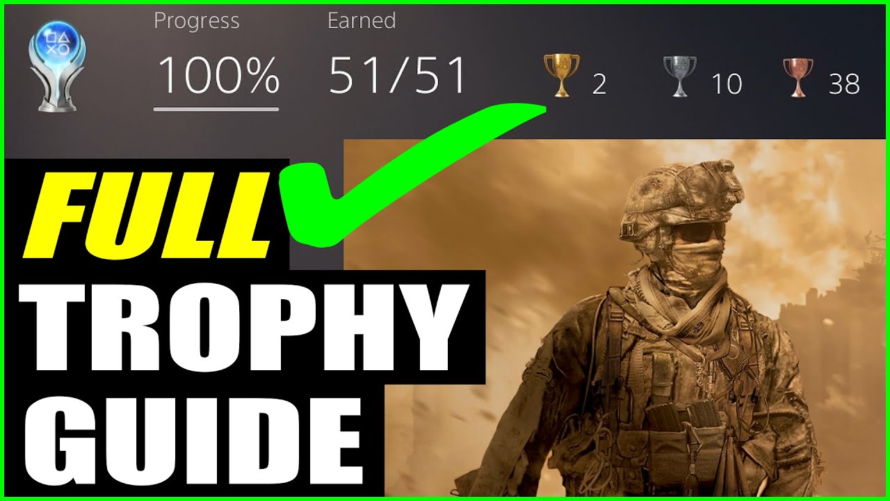 Call of Duty Modern Warfare Trophy Guide