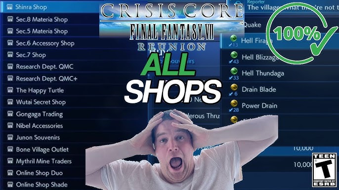 Crisis Core Shops: The Ultimate Guide for Players