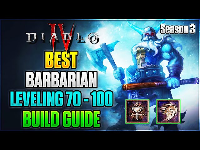 Diablo 3 Barbarian Build Leveling: Tips and Tricks to Make Your Barbarian Unstoppable