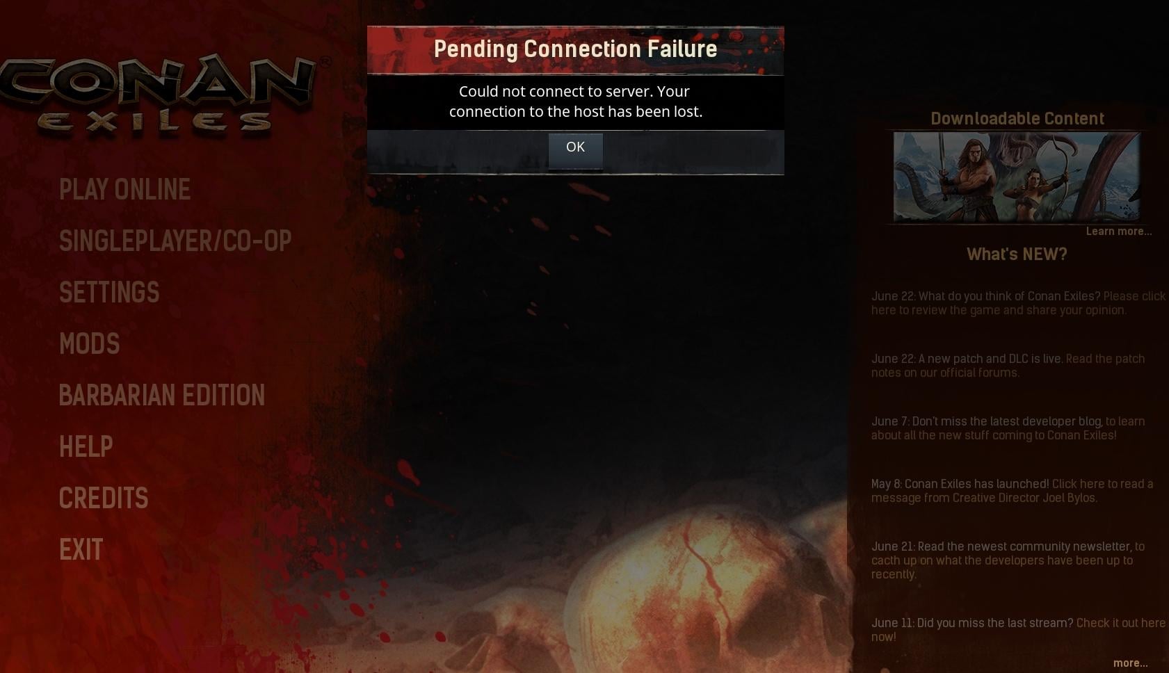 Conan Exiles Server Status: What’s Happening and How to Fix It?