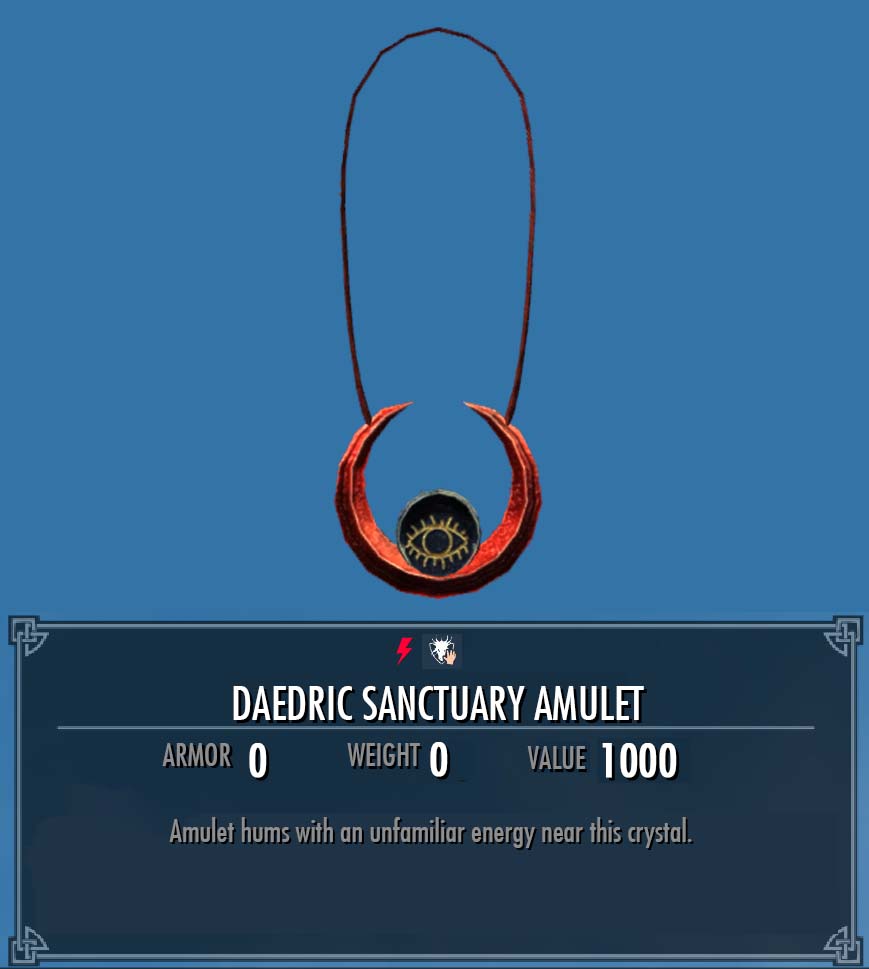 Daedric Sanctuary Amulet: The Mystery and Solutions for Skyrim Players