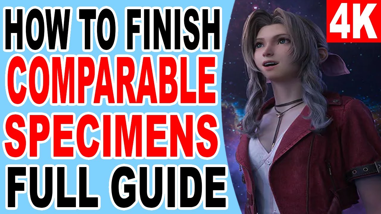 Comparable Specimens FF7 Rebirth: What’s the Deal?