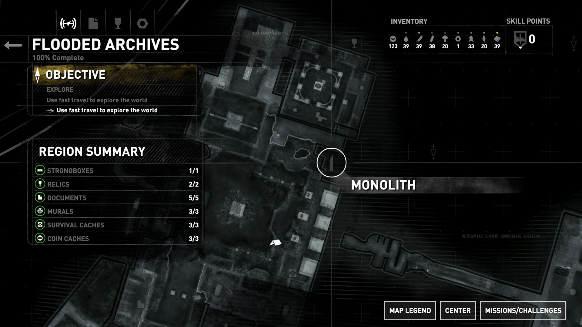 Flooded Archives Coin Caches: The Problem and How to Solve It