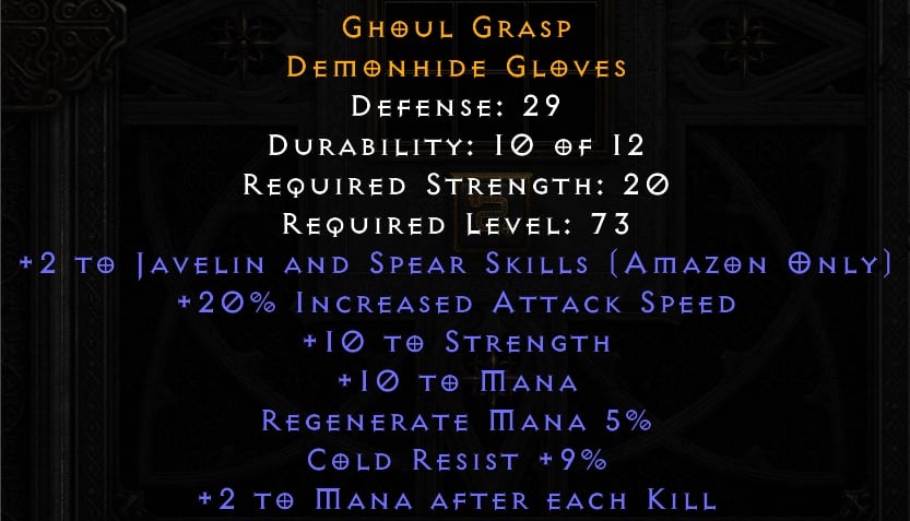 Understanding Caster Gloves in D2R: The Magic and the Mystery