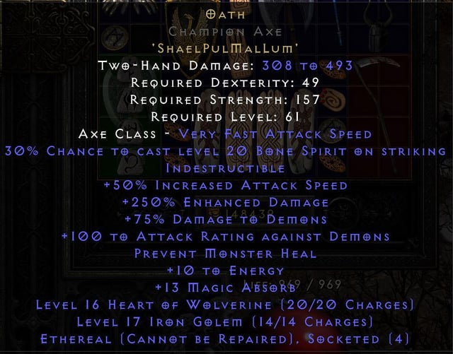 D2 Oath Runeword: A Game-Changer or a Trap?