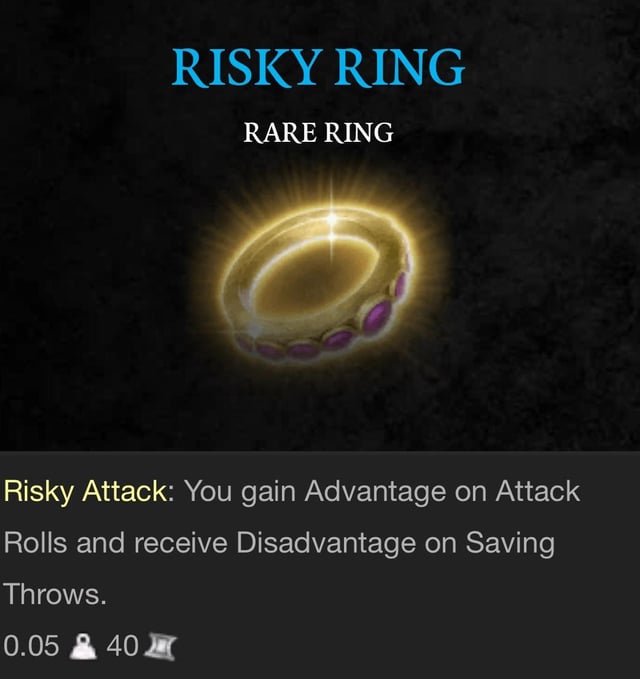 BG3 Ring of Risk: A Dangerous Adventure or Just a Bad Luck Charm?