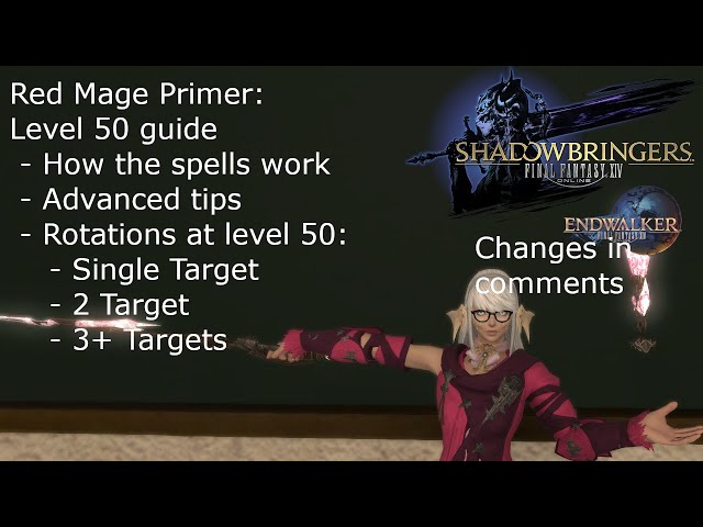 FF14 Red Mage Rotation Level 50: Mastering the Art of Spellcasting