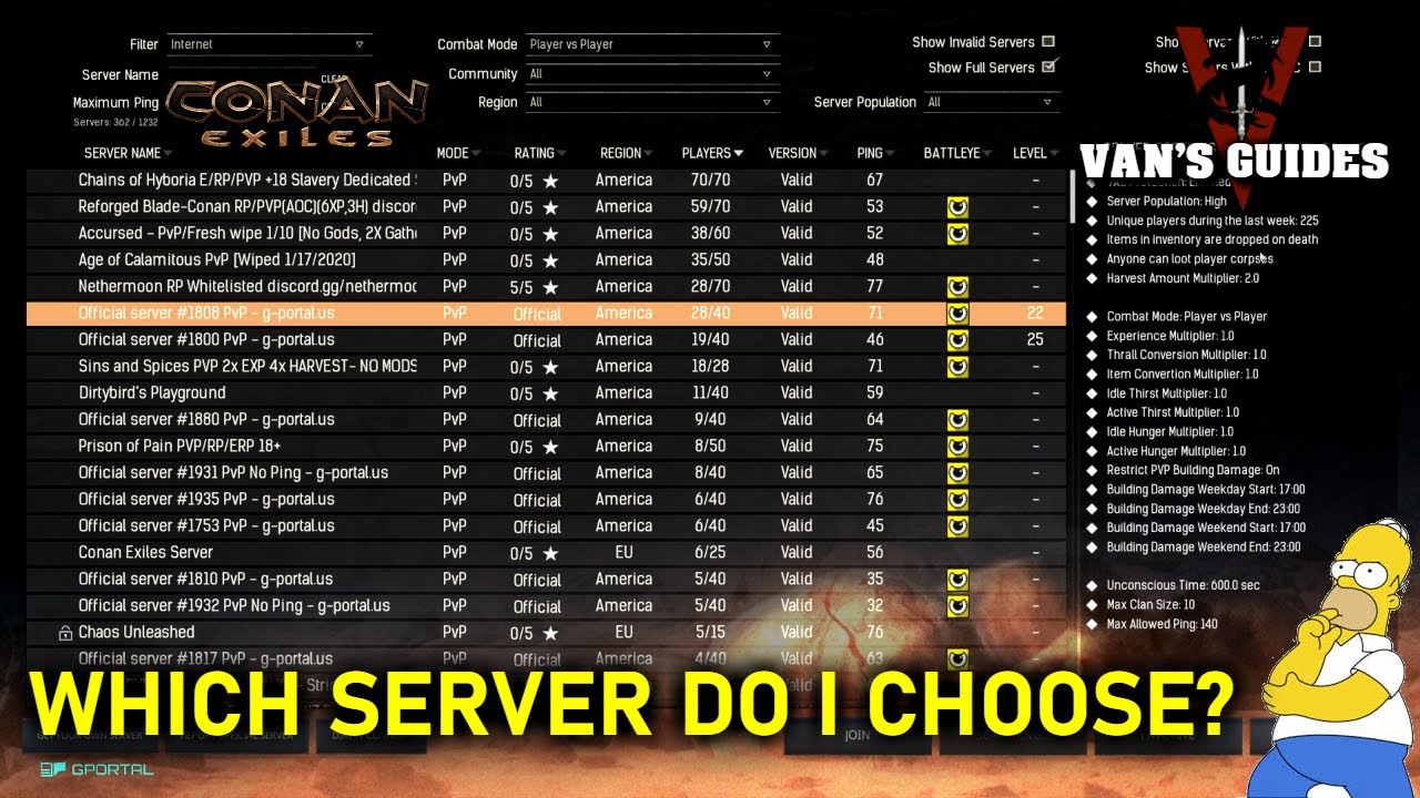 Conan Exiles Best Servers: How to Find the Best Experience in a Harsh World