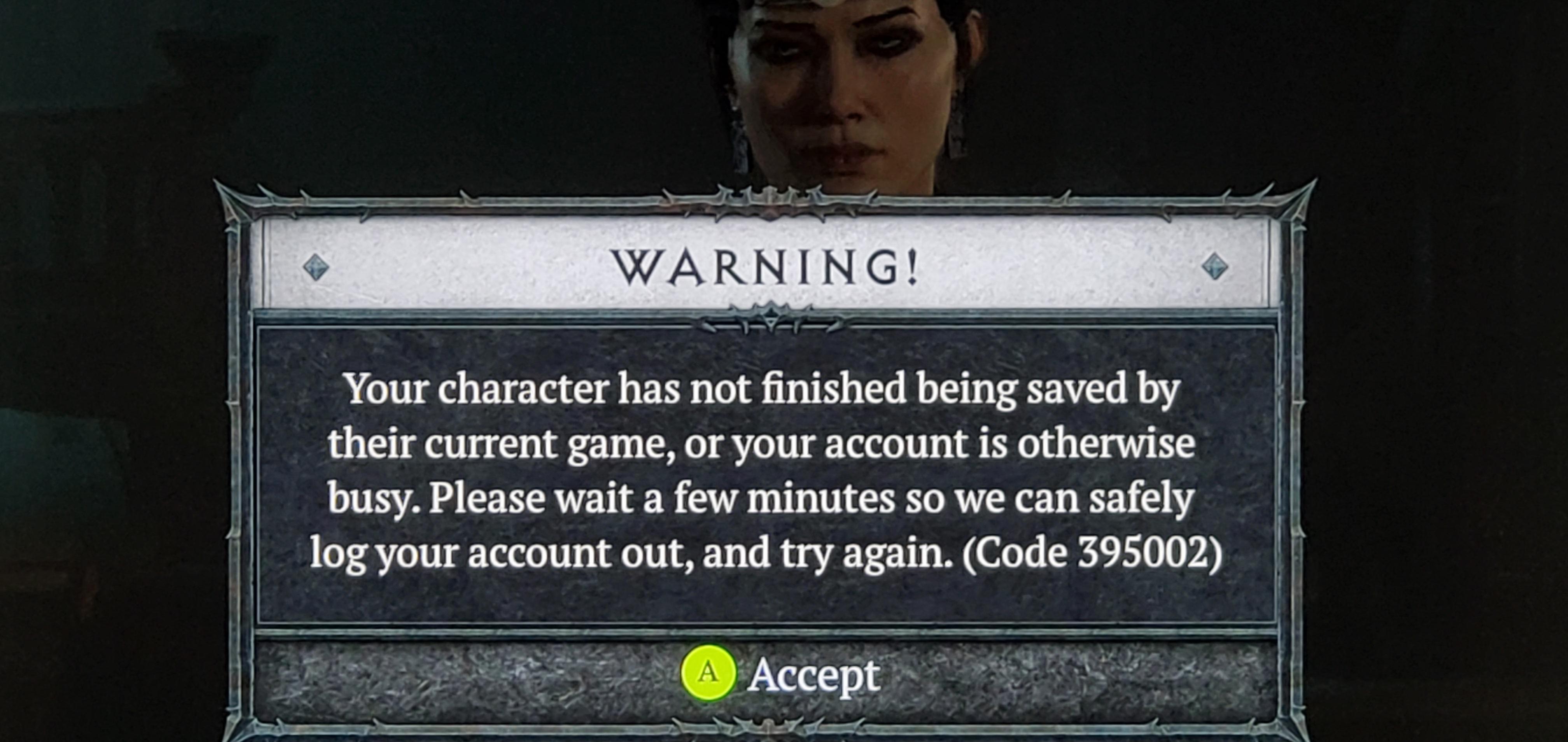 Diablo 4 Your Character Has Not Finished Being Saved – What’s Going On?