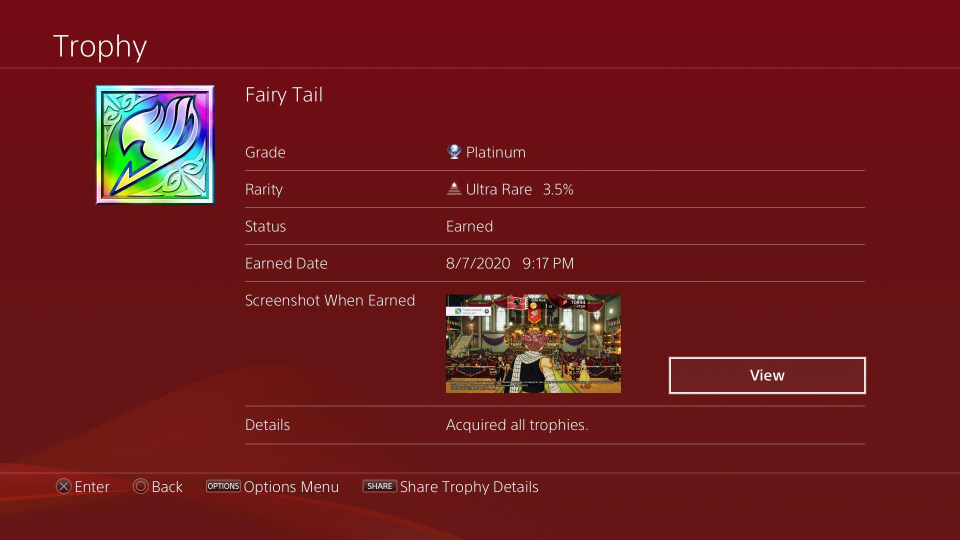 Fairy Tail Platinum Trophy: How to Get it and What Makes it Special