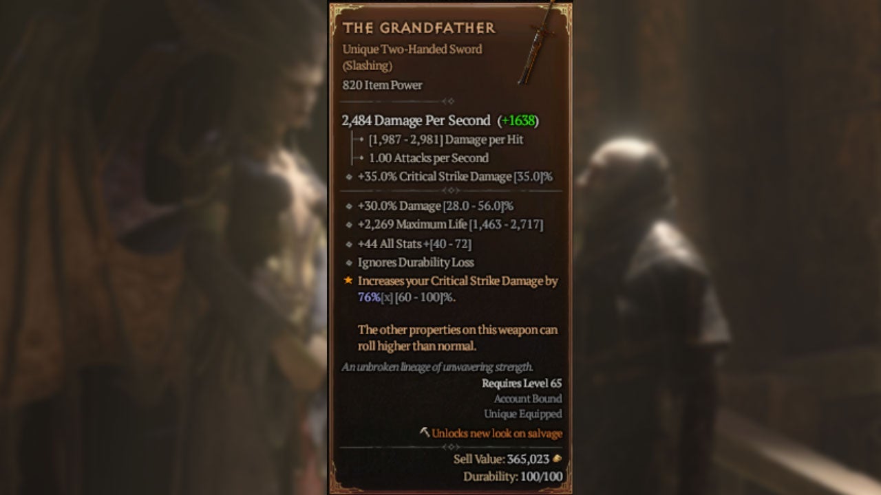 Can You Upgrade Unique Items Diablo 4?