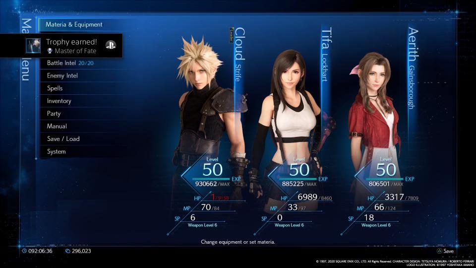 FFVII Remake Trophy Guide: How to Get Platinum and Have Fun Doing It!