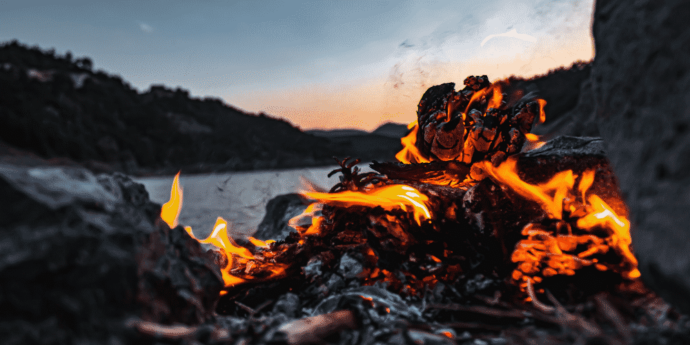 Campfire on NW of Cut Cliffs: A Burning Issue in Your Adventure!