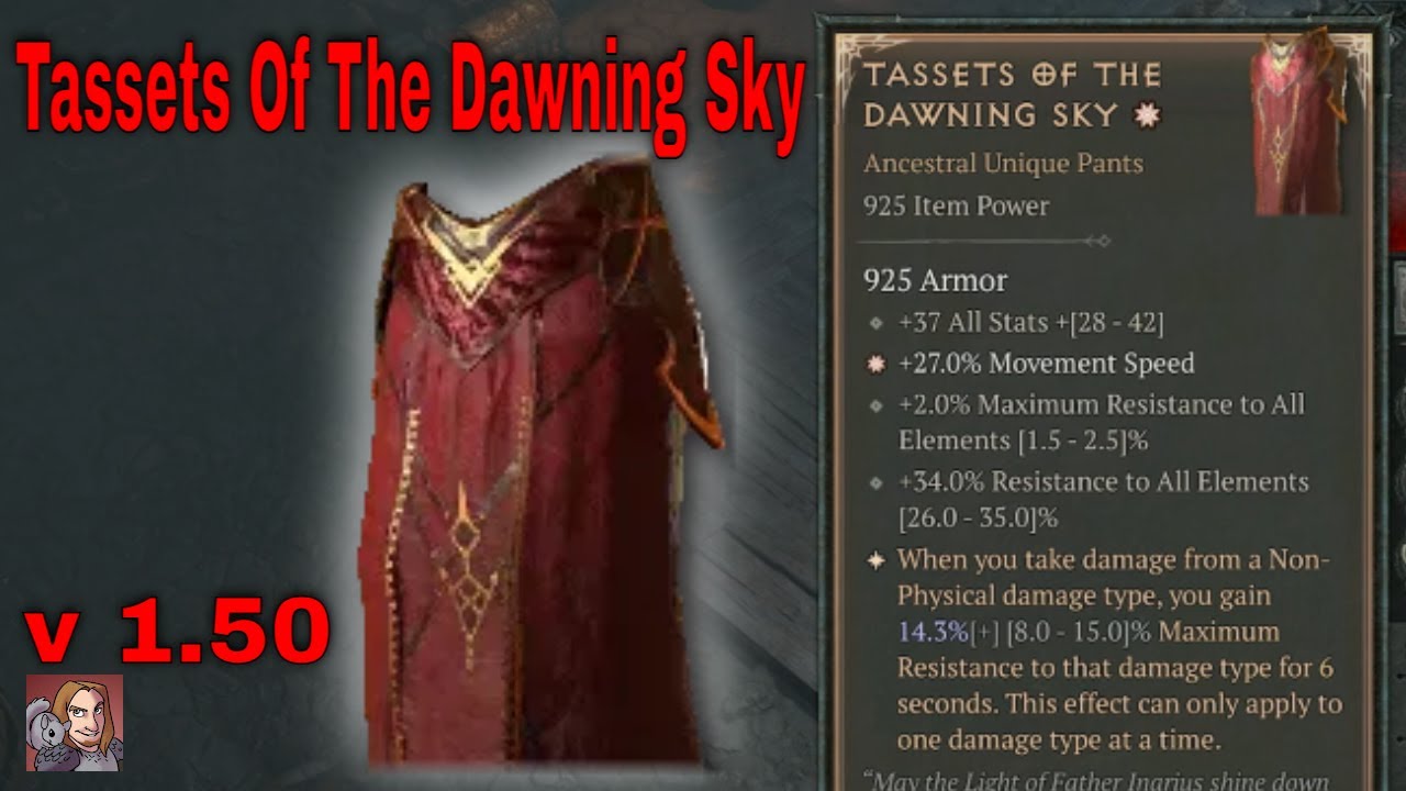 Diablo 4 Tassets of the Dawning Sky: What’s the Big Deal?