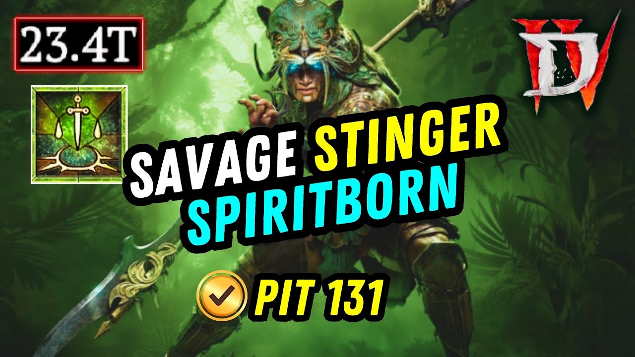 Diablo 4 Spiritborn Stinger Build: How to Make Your Enemies Suffer and Have Fun!