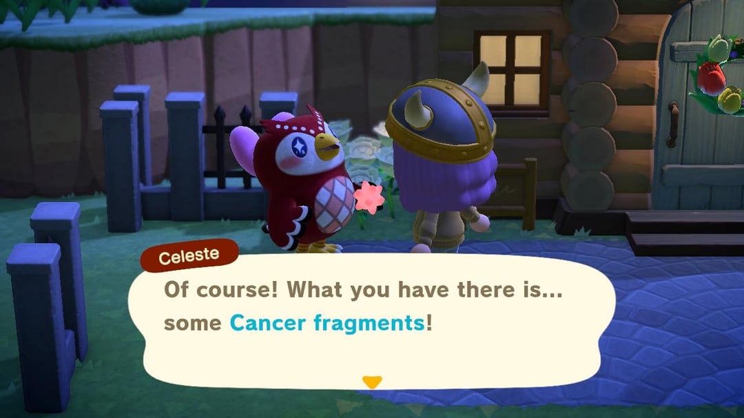 Cancer Fragments in Animal Crossing: What’s Going On?
