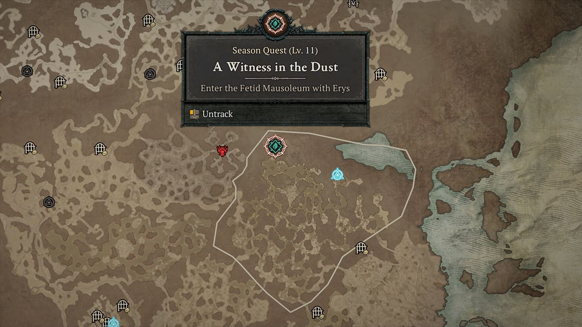 Diablo 4 A Witness in the Dust Walkthrough