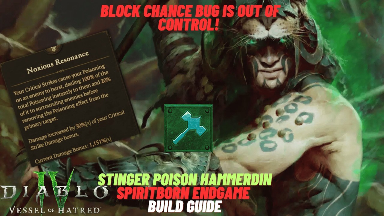 Diablo 4 Spiritborn Stinger Build: How to Make Your Enemies Suffer and Have Fun!
