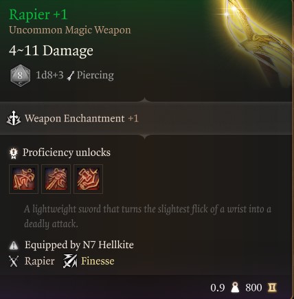 BG3 Rapier Proficiency: Everything You Need to Know
