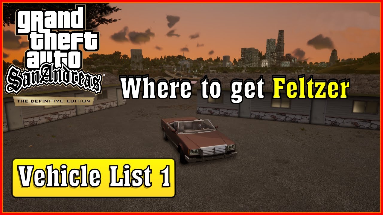 Feltzer GTA San Andreas Location: Where to Find This Classic Car?
