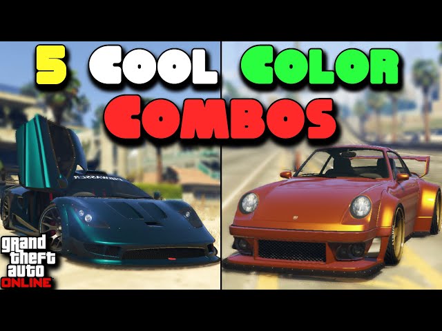 Car Color Combination: A Fun and Helpful Guide for Gamers