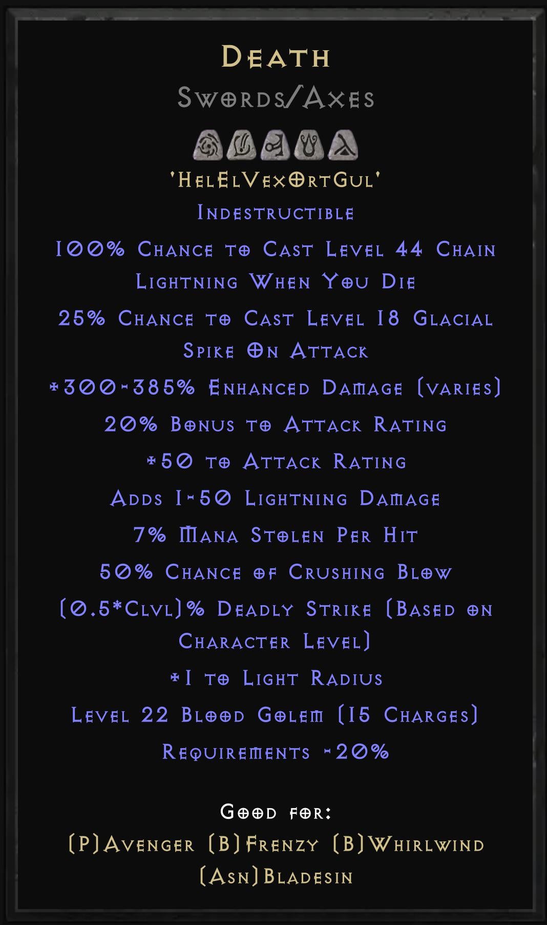 D2 Death Runeword: The Ultimate Power or Just a Joke?