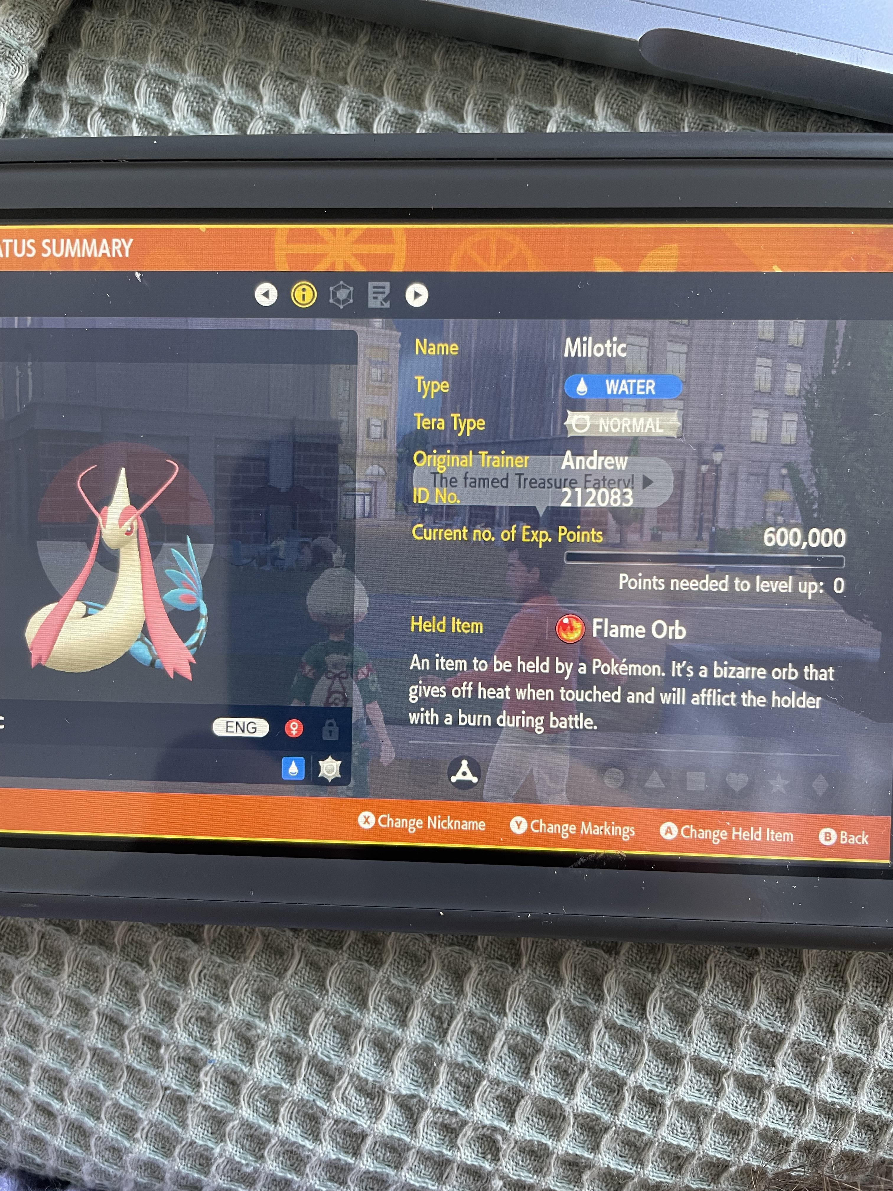 Flame Orb Milotic: An Interesting Strategy with Unexpected Results