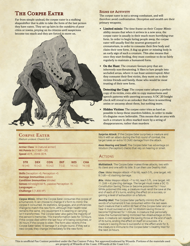 Exploring "Corpse Slayer 5e": Challenges, Solutions, and Player Experiences