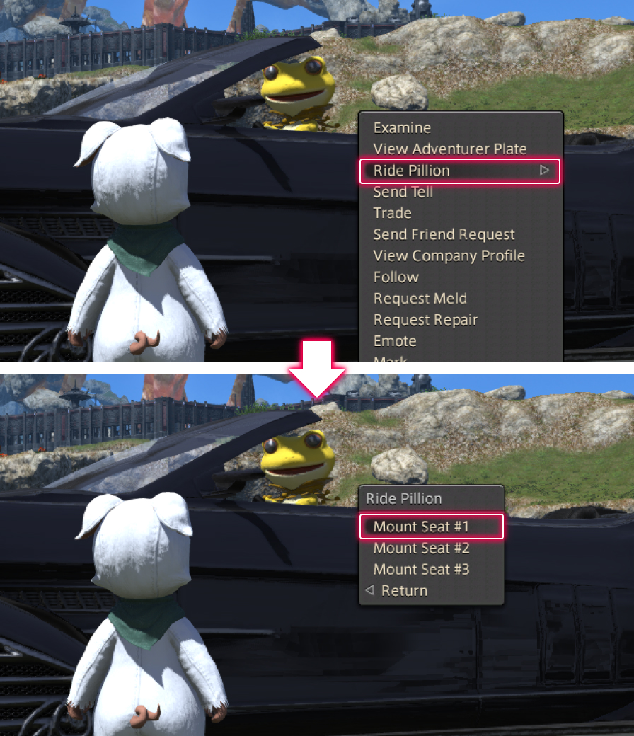 FF14 Multi Person Mounts: How to Ride Together, or Ride Alone?