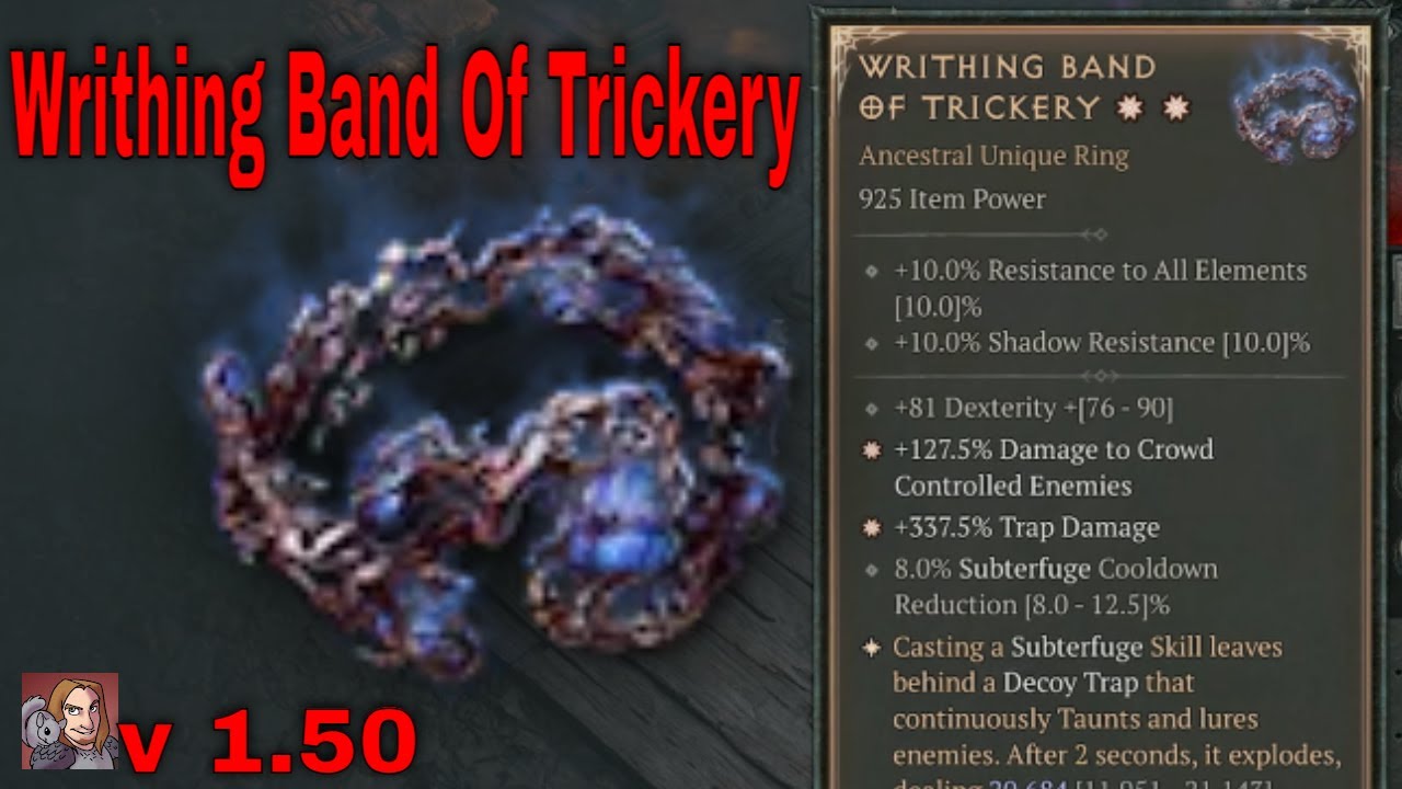 Diablo 4 Writhing Band of Trickery: How to Deal with This Confusing Item