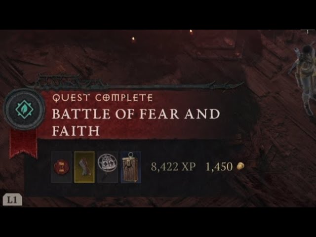 Battle of Fear and Faith Diablo 4 Walkthrough