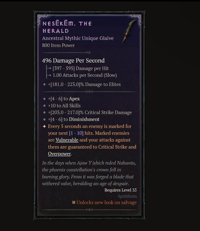 All Barbarian Uniques Diablo 4: The Power, The Glory, The Problem